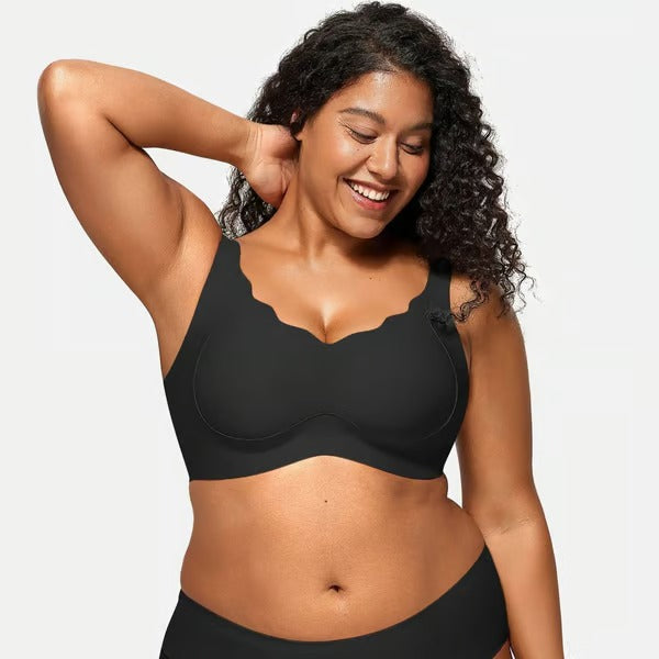 SilkBloom – Seamless Scalloped Push Up Bra
