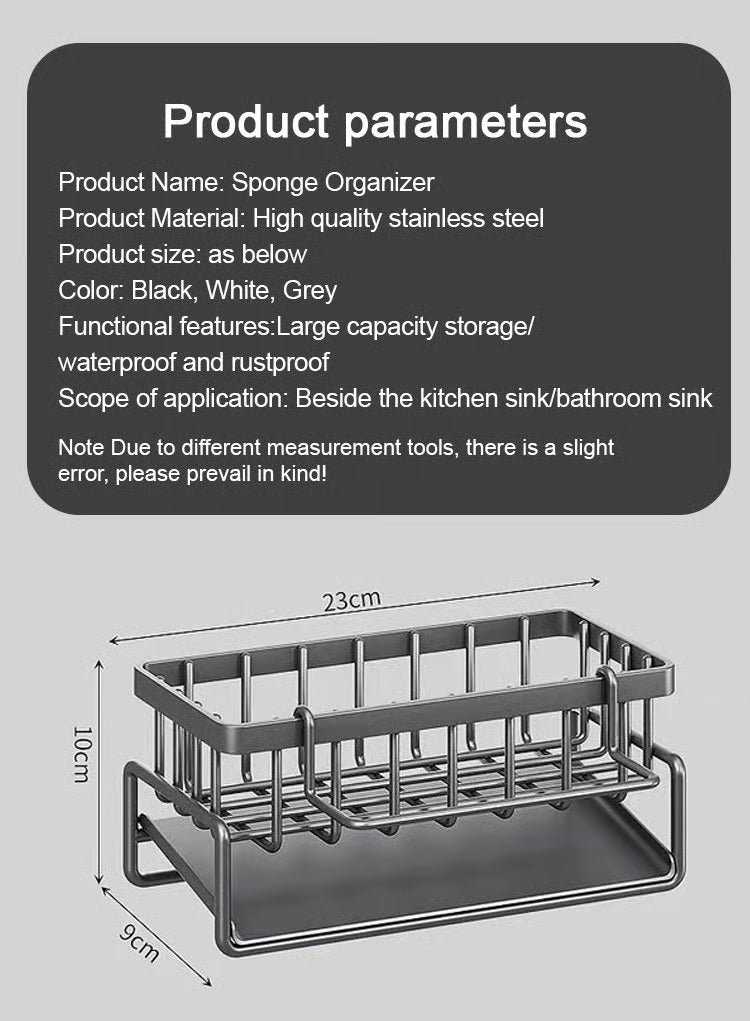 SinkNest – Stainless Steel Organizer Rack