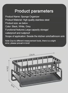 SinkNest – Stainless Steel Organizer Rack