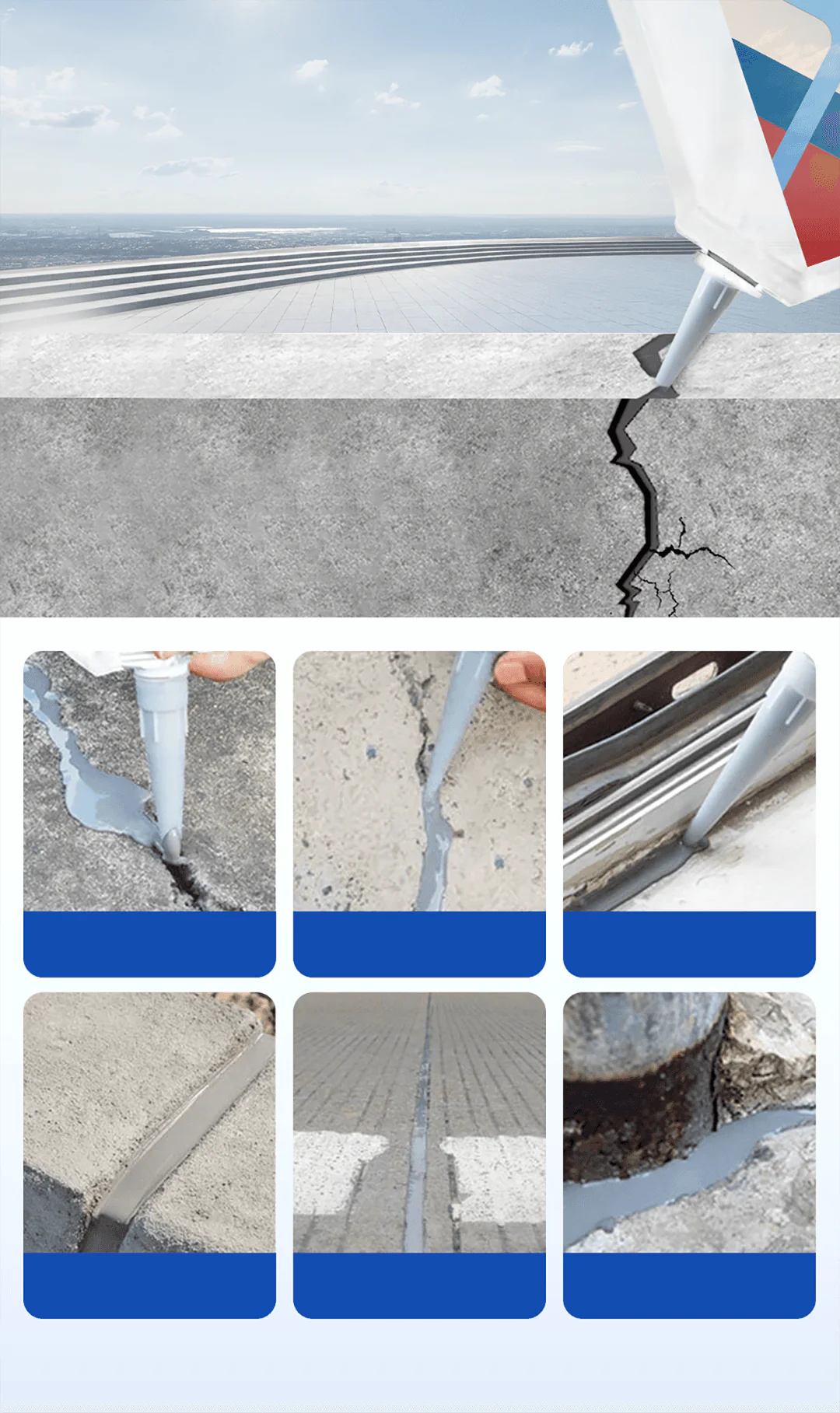 CrackShield – Heavy Duty Concrete Gap Filler