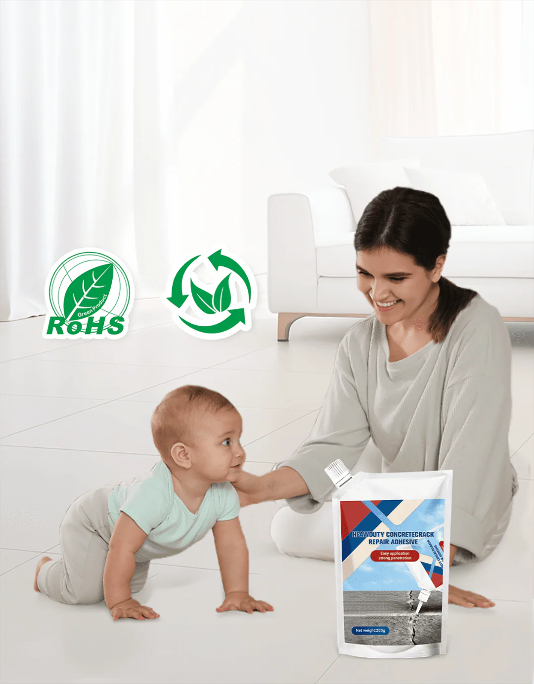 CrackShield – Heavy Duty Concrete Gap Filler