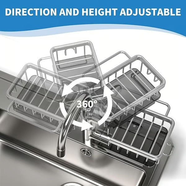 SinkTidy – Kitchen Faucet Organizer Rack