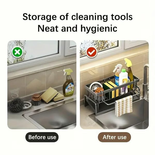 SinkNest – Stainless Steel Organizer Rack