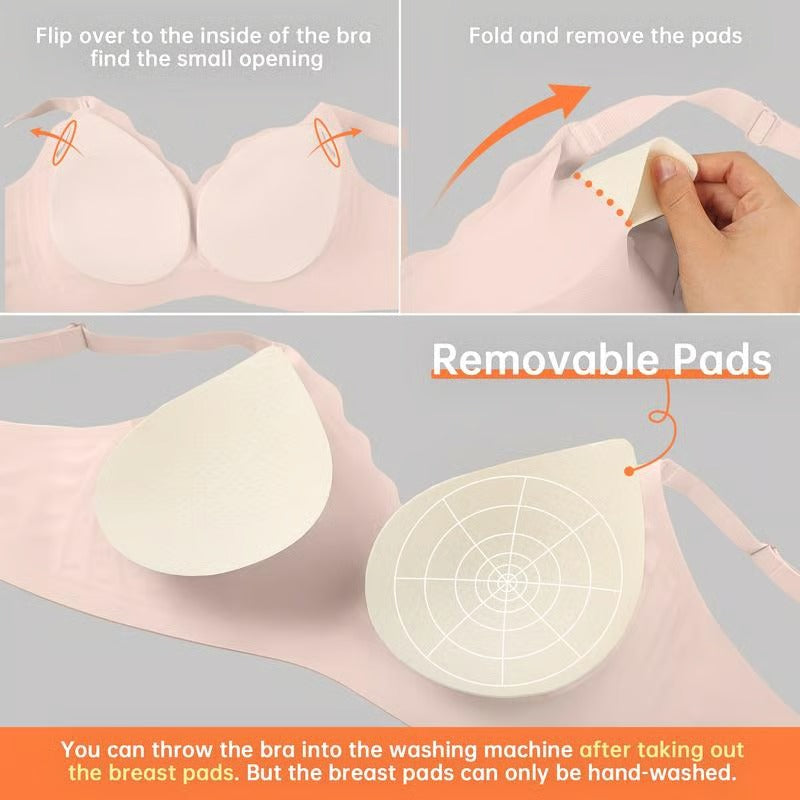 SilkBloom – Seamless Scalloped Push Up Bra