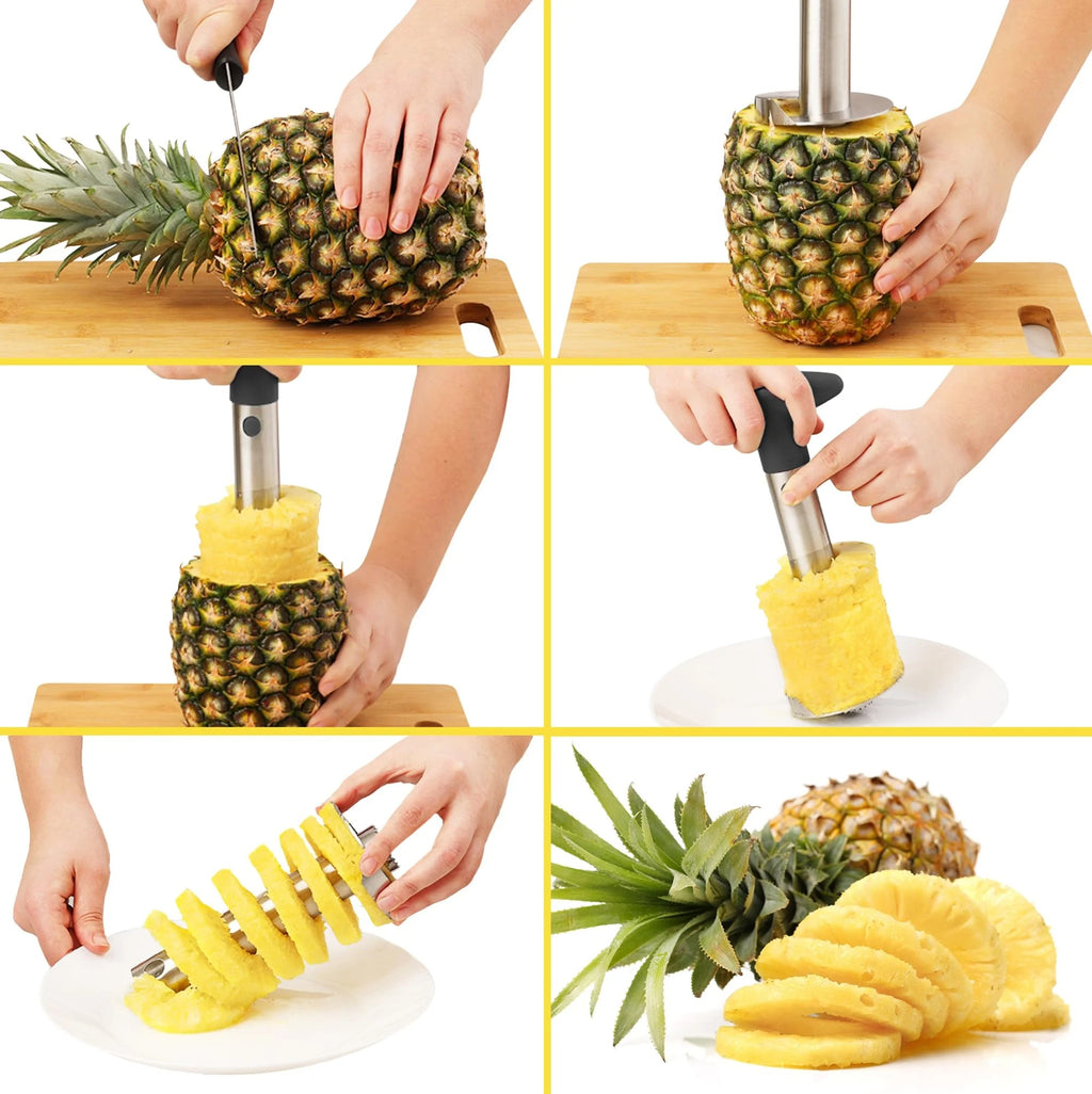 SliceNSpiral – Stainless Steel Pineapple Cutter