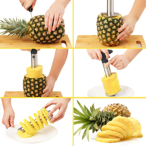 SliceNSpiral – Stainless Steel Pineapple Cutter