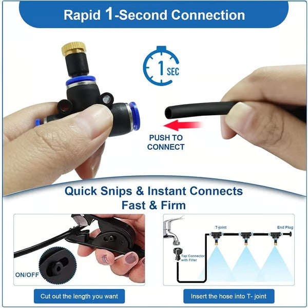 AquaGlide – 360° Curved Garden Irrigation System