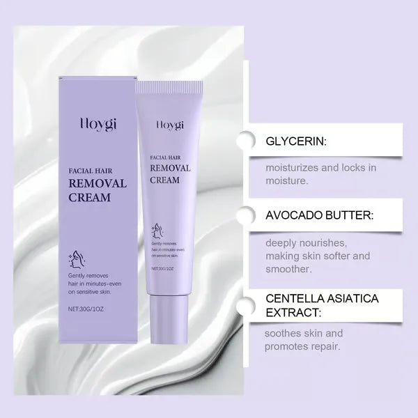 SilkErase – Gentle & Painless Facial Hair Removal Cream