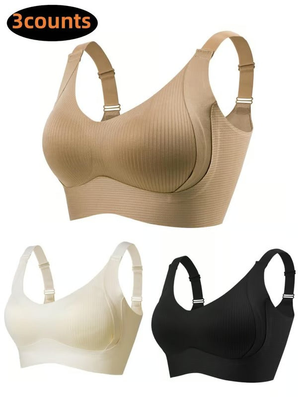 LuxeLift – Ribbed Wireless Bra