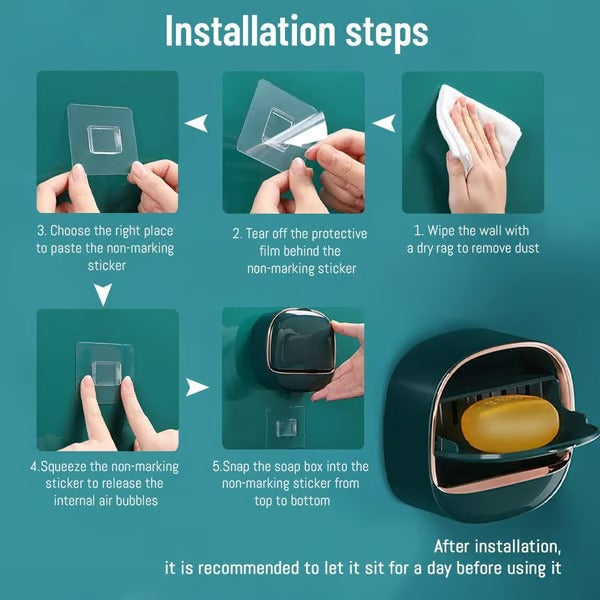 OpalNest – Premium Soap Cradle with Drying Tray