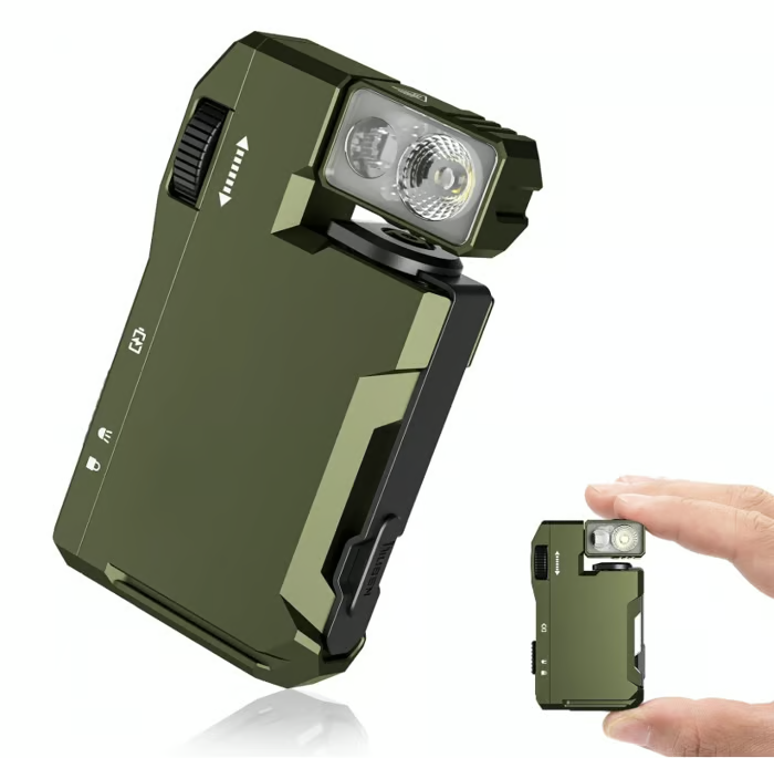 WUBENG5 – MicroBeam Tactical Pocket Light - 400LM Brightness, USB-C, Magnetic Clip, Great for Gear Bag, Repairs, Backpacking