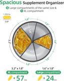EasyDose – Compact Pill Dispenser with 6 Compartments