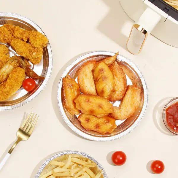 CrispGuard – Reusable Air Fryer Foil Liners (50 pcs)