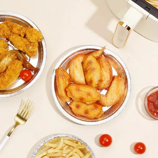 CrispGuard – Reusable Air Fryer Foil Liners (50 pcs)