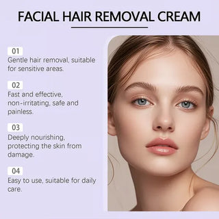 SilkErase – Gentle & Painless Facial Hair Removal Cream