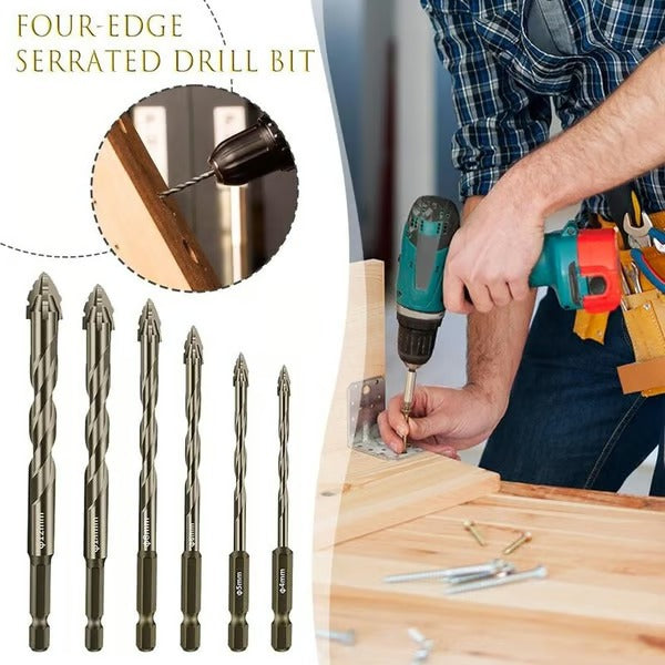 DrillRage – Heavy-Duty Four-Flute Eccentric Bit Set