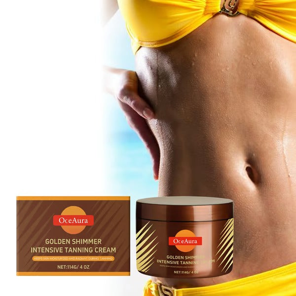 OceAura – Gold Shimmer Tan Accelerator Gel