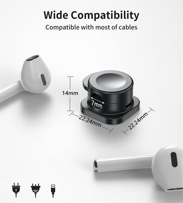 OrbitClip – Sleek Magnetic Cable Docking Tool