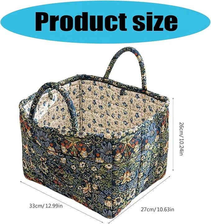 BohoNest – Woven Fabric Storage Basket
