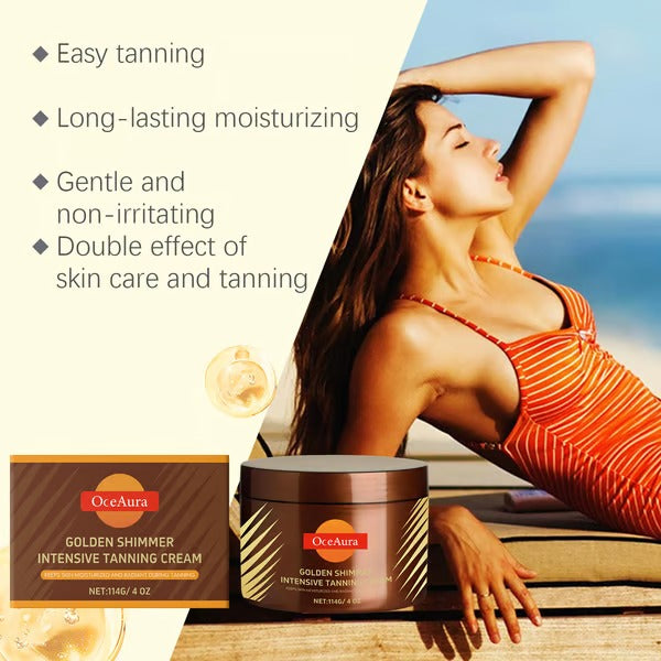 OceAura – Gold Shimmer Tan Accelerator Gel