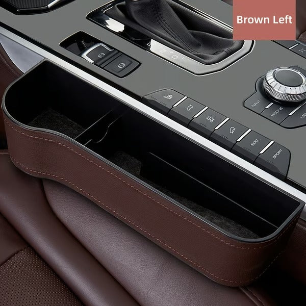 CruzeLuxe – Premium Leather Car Seat Organizer