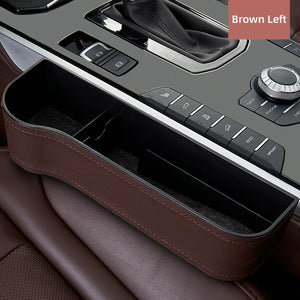 CruzeLuxe – Premium Leather Car Seat Organizer