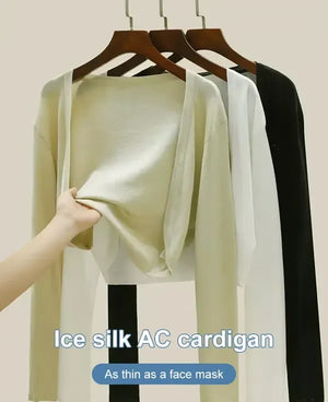SilkBreeze – Lightweight Knit Cardigan