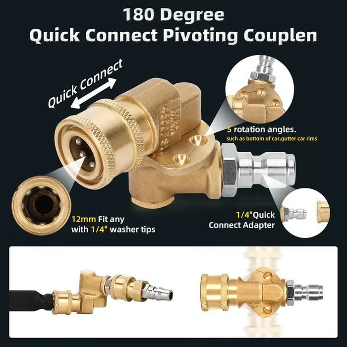 DualBlast – Radiator Cleaning Tool with Air & Water Power