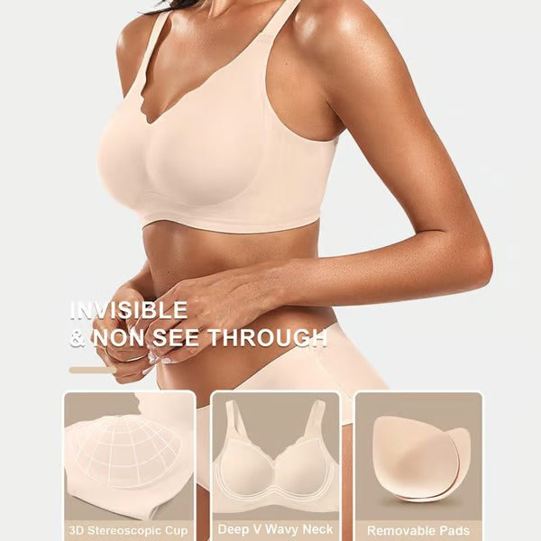 SilkBloom – Seamless Scalloped Push Up Bra