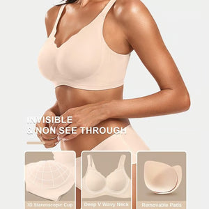LaceBloom | Seamless Push-Up Bra