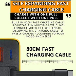 Tobrbe – Compact 80W GaN Charger with Dual Ports
