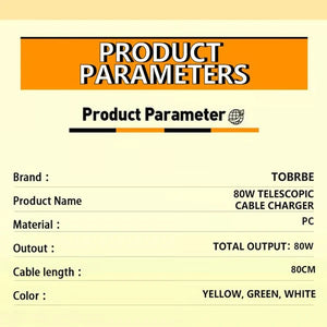 Tobrbe – Compact 80W GaN Charger with Dual Ports