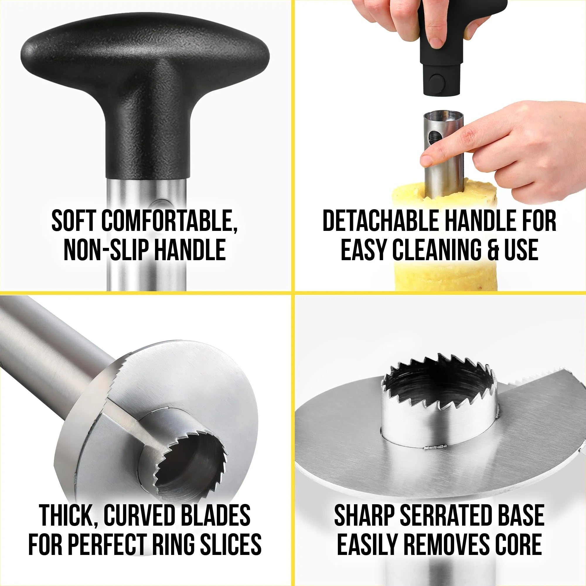 SliceNSpiral – Stainless Steel Pineapple Cutter
