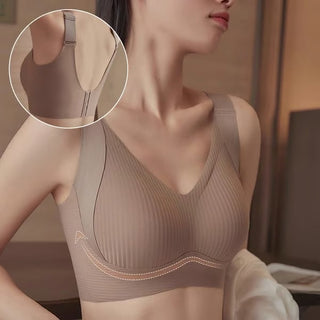 ComfiCurve – Adjustable Push Up Ribbed Bra