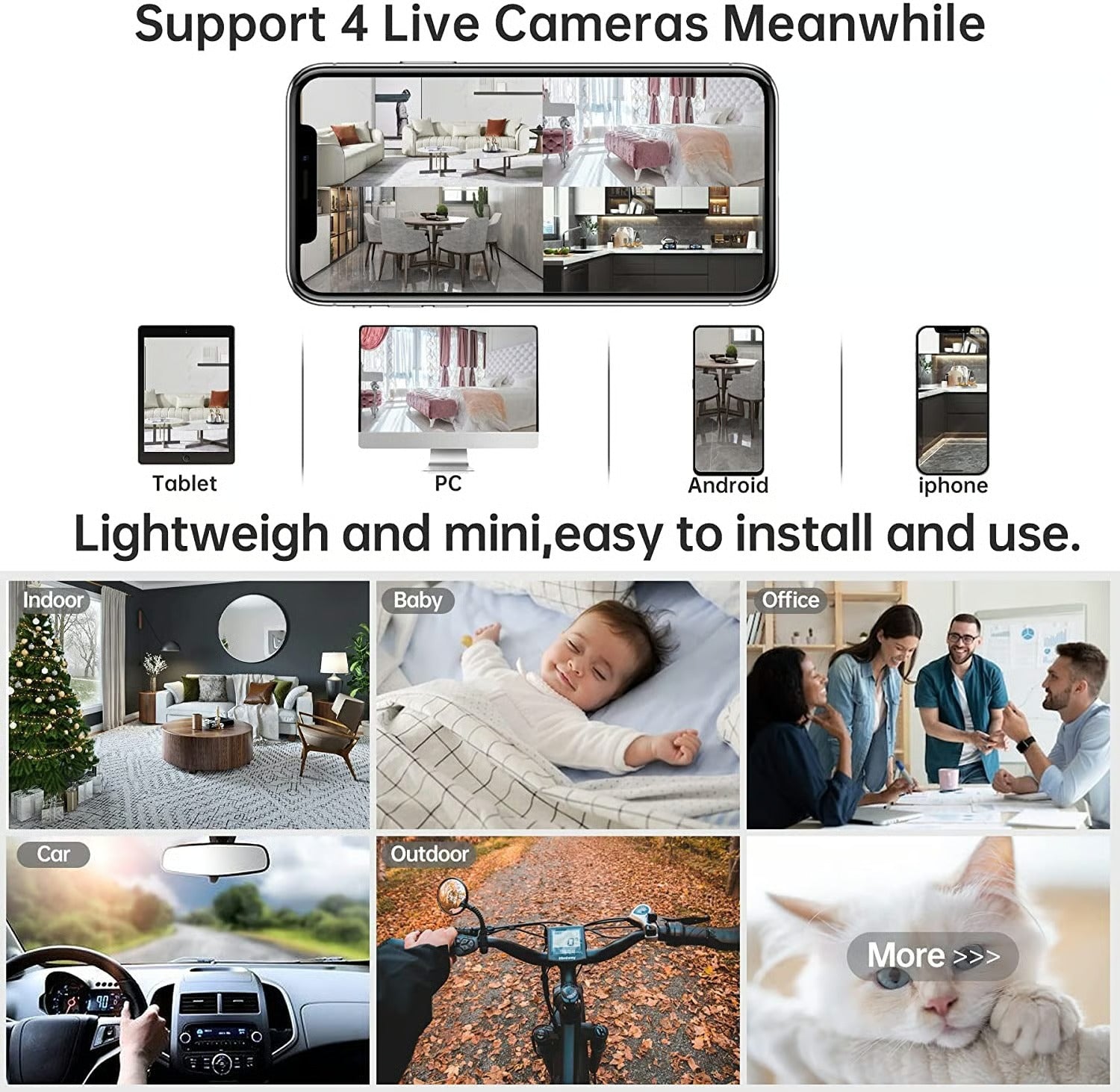SecureSight – Mini 1080P WiFi Camera