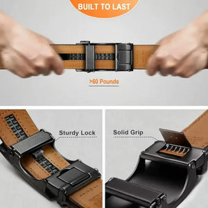 FlexFit – Adjustable Leather Ratchet Belt