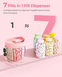 EasyDose – Compact Pill Dispenser with 6 Compartments