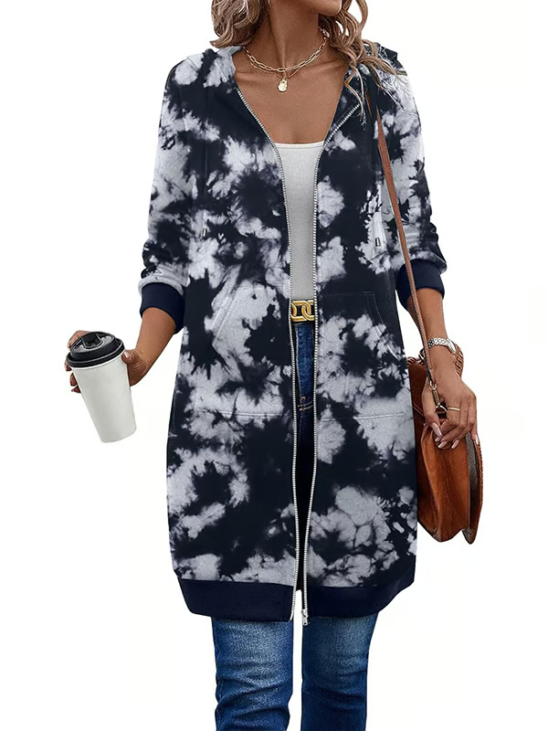 CozyZip – Casual Polyester Hoodie for Women