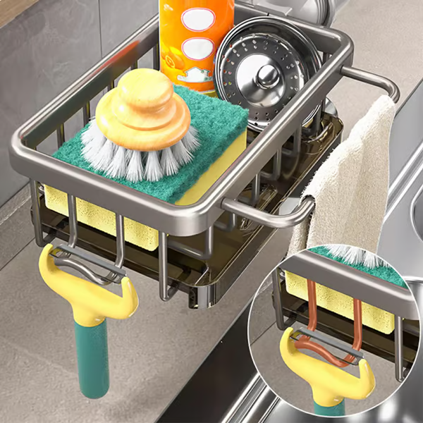 SinkTidy – Kitchen Faucet Organizer Rack