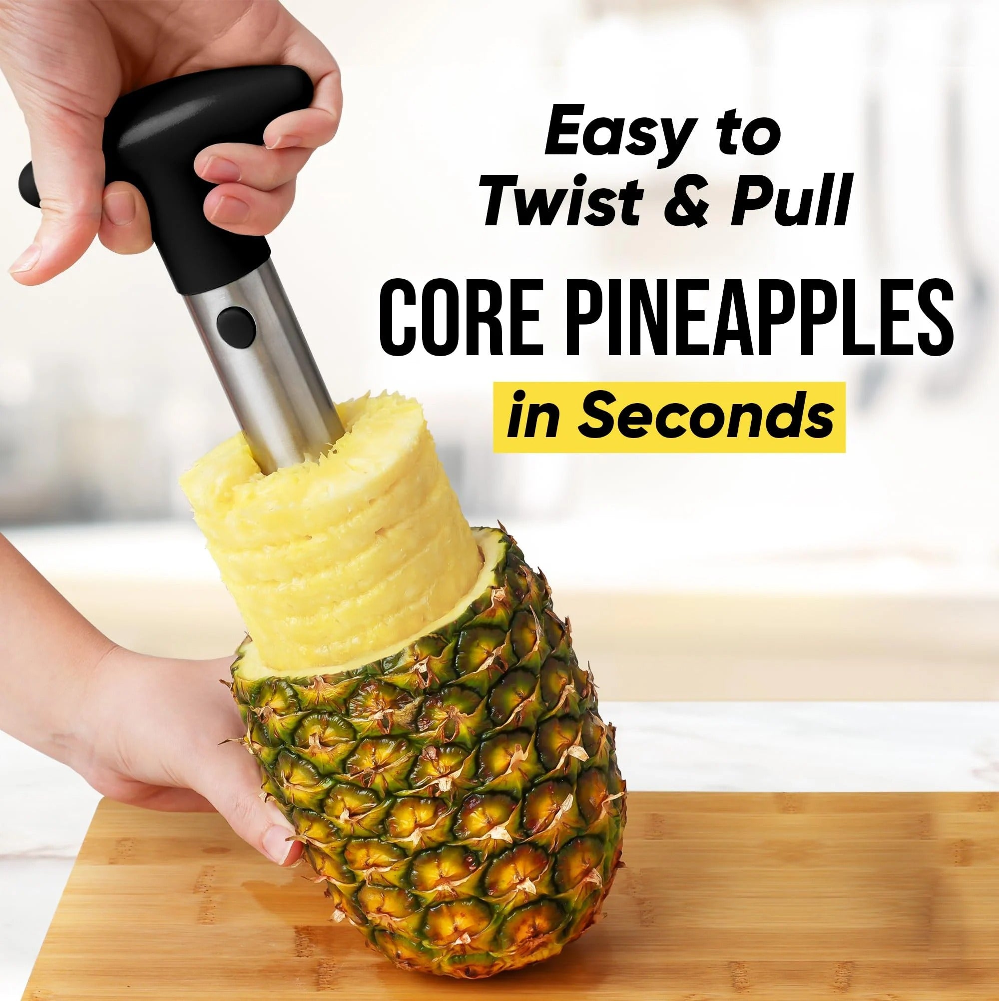 SliceNSpiral – Stainless Steel Pineapple Cutter