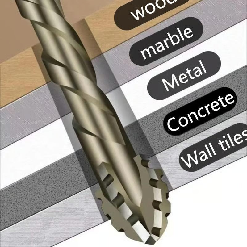 DrillRage – Heavy-Duty Four-Flute Eccentric Bit Set