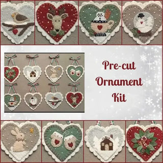 HeartHaven – Pre-Cut Felt Holiday Ornament Kit