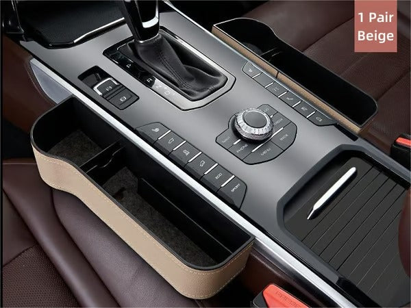 CruzeLuxe – Premium Leather Car Seat Organizer