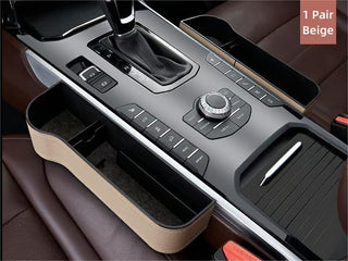 CruzeLuxe – Premium Leather Car Seat Organizer
