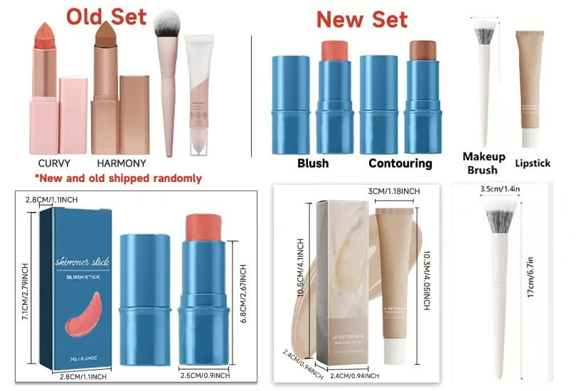 GlowBlend – Bronzer & Blush Stick Duo