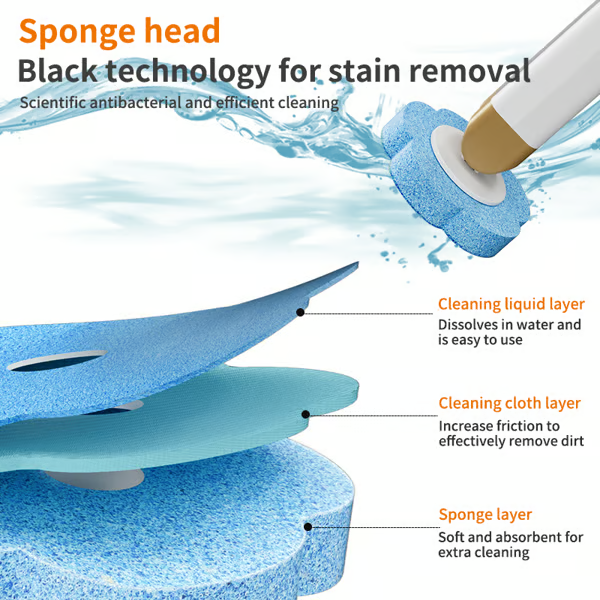 CleanNest – Wall-Mounted Toilet Brush Set