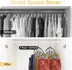 ClipNest – Space Saving Legging Organizer with 10 Clips