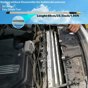 DualBlast – Radiator Cleaning Tool with Air & Water Power