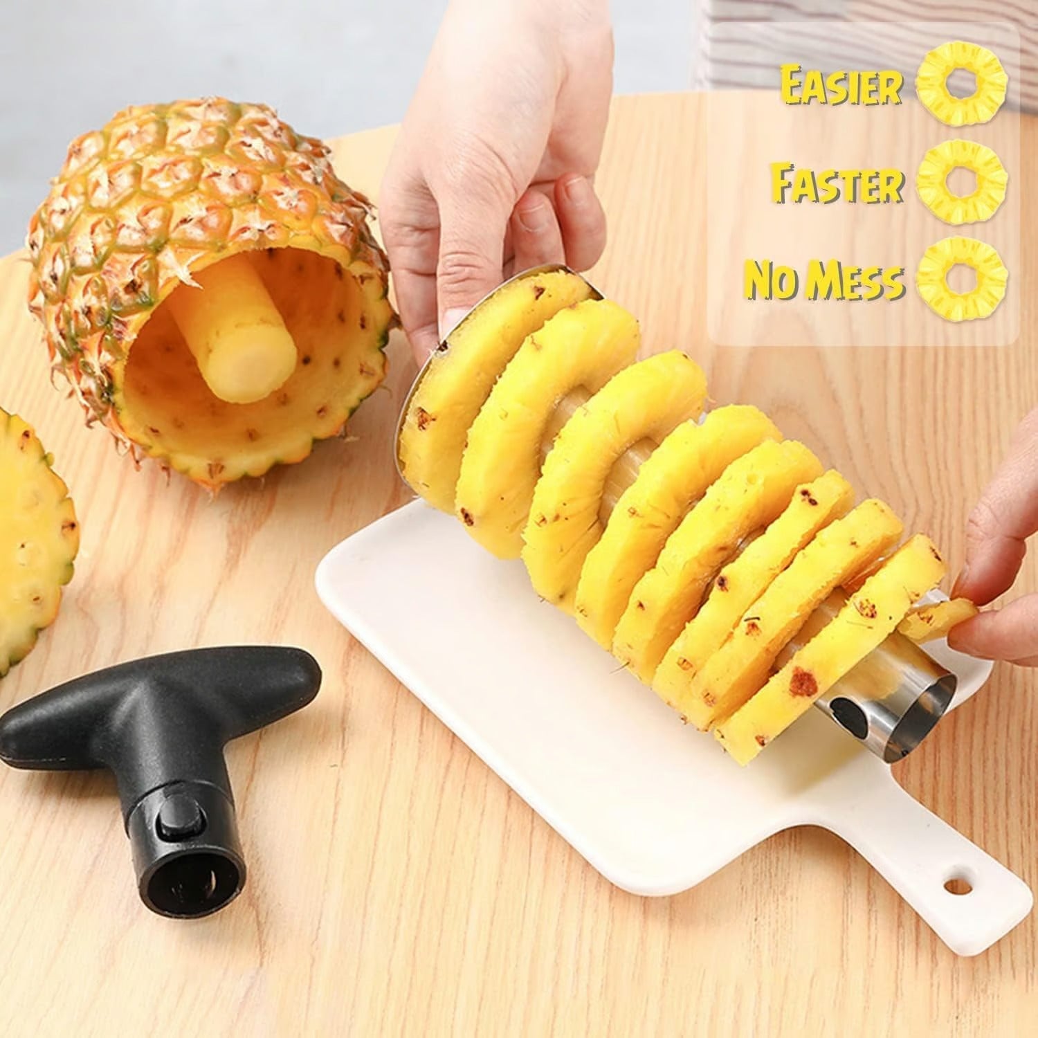 SliceNSpiral – Stainless Steel Pineapple Cutter