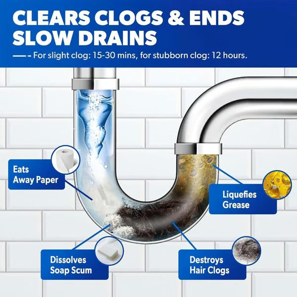 ClogClear – Multi Surface Pipe Solution for a Bacteria Free Flow